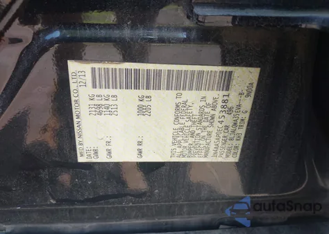 2014 Nissan Maxima 3.5 S from USA, damaged, VIN 1N4AA5AP0EC453881